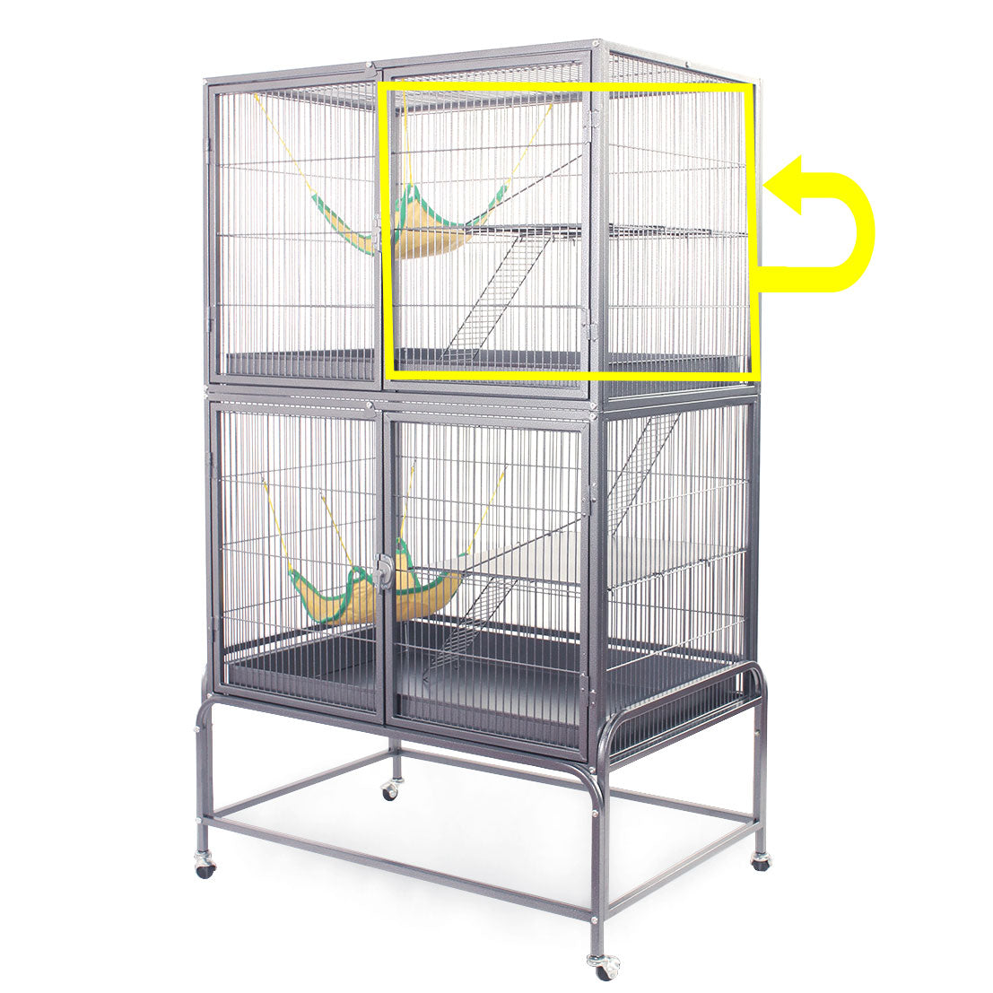 Rat & Ferret Cage - Replacement Top Back Wire Mesh - Part A
