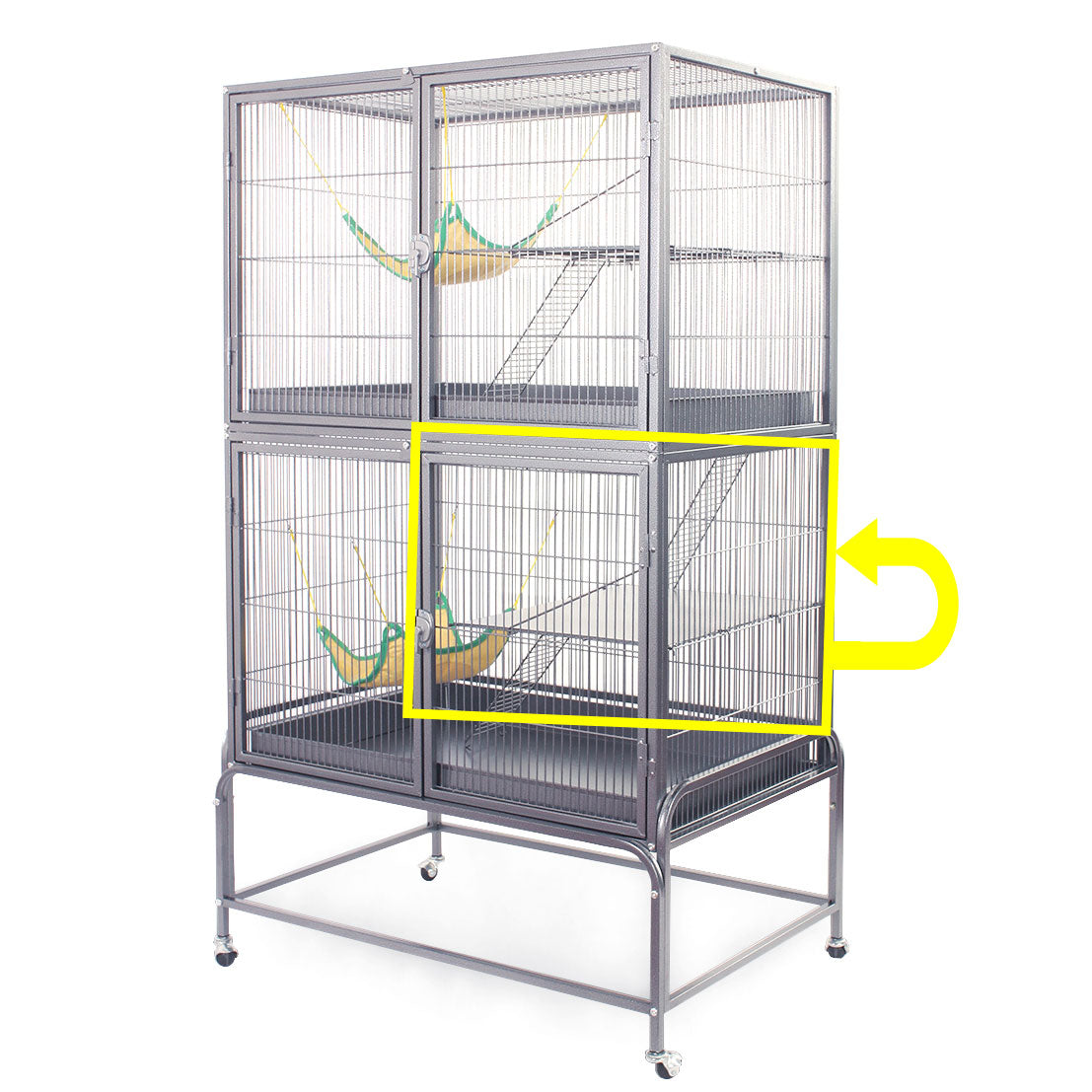 Rat & Ferret Cage - Replacement Under Back Wire Mesh - Part D