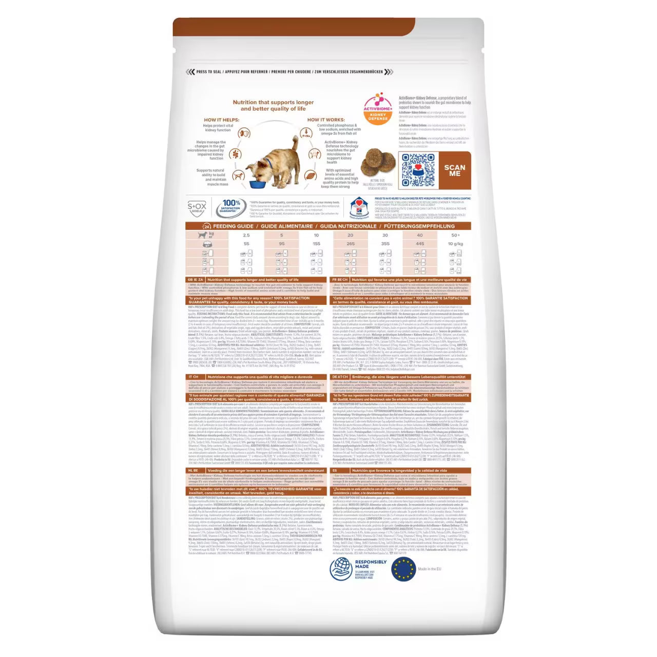 Hills Prescription Diet k/d Kidney Care Adult Dry Dog Food - Chicken