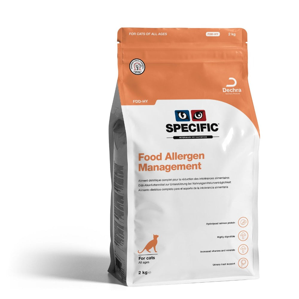 Dechra Specific FDD-HY Food Allergen Management Hydrolysed Dry Cat Food