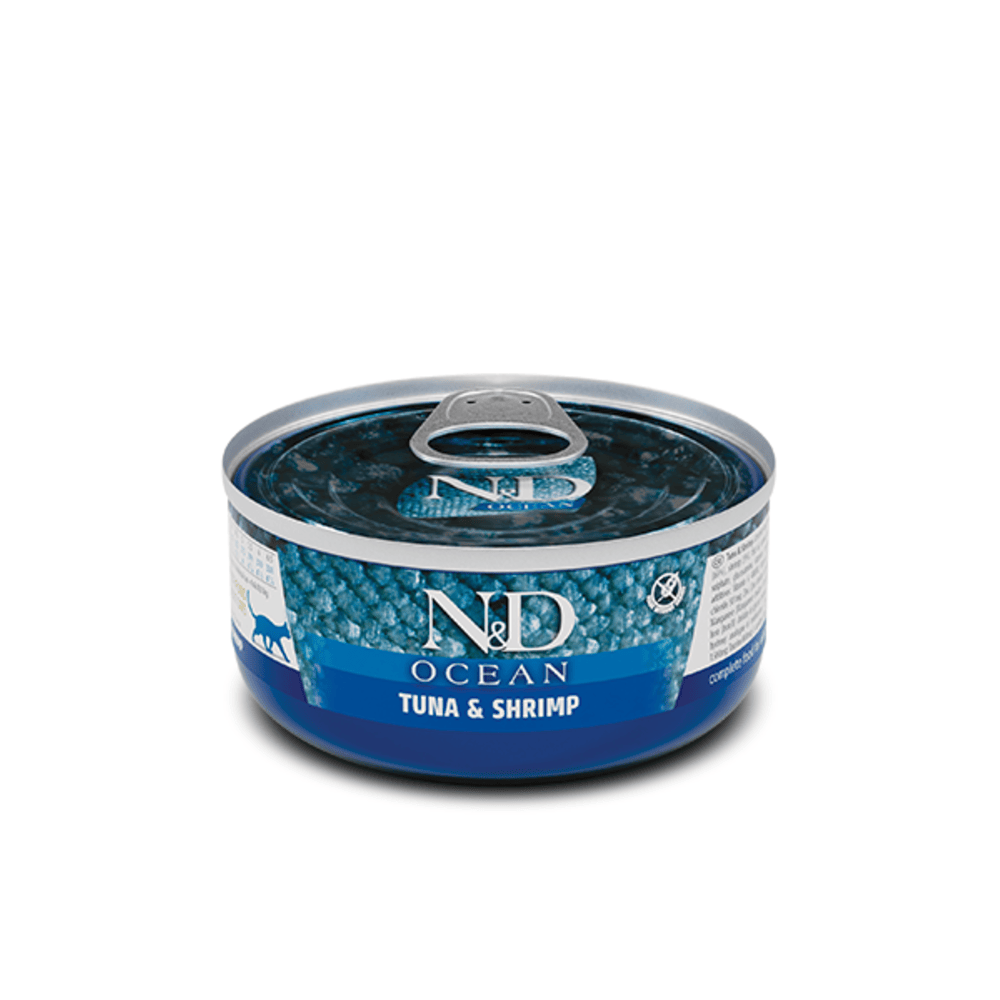 Farmina N&D Ocean Adult Wet Cat Food - Tuna & Shrimp