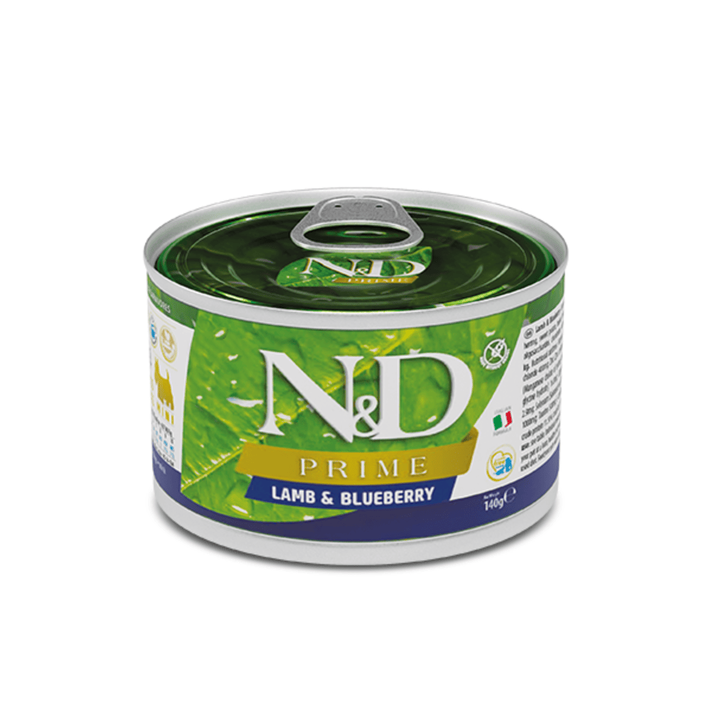 Farmina N&D Prime Adult Mini Wet Dog Food - Lamb & Blueberry