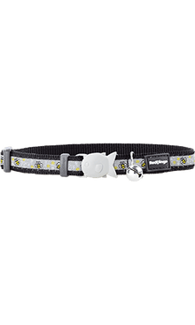 Bumble Bee Cat Collar - Black