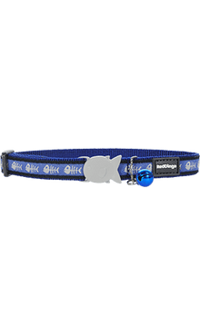 Fish & Bone Cat Collar - Blue