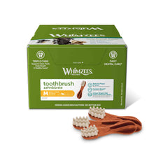 WHIMZEES Toothbrush Medium Dental Chew Dog Treat - 75 Pack