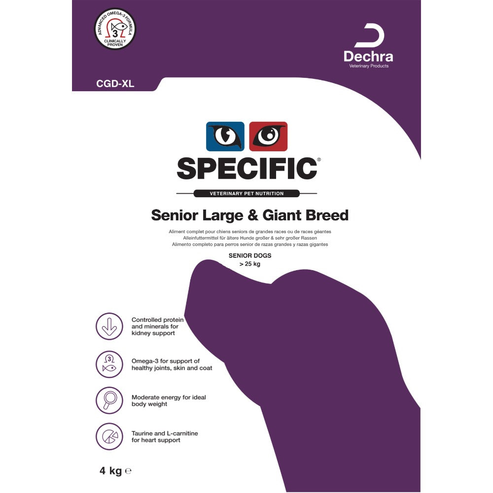 Dechra Specific CGD-XL Senior Large & Giant Breed Dry Dog Food