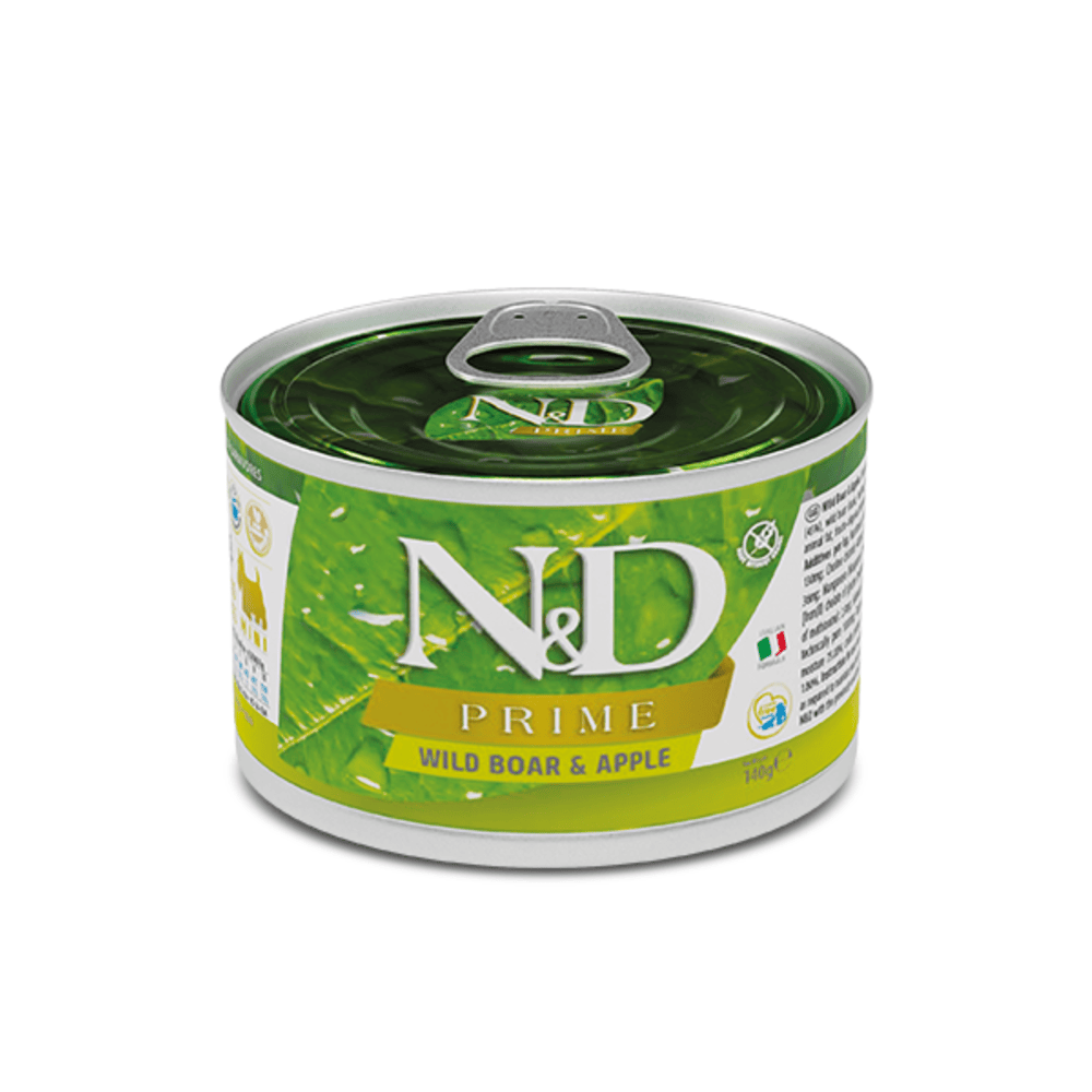 Farmina N&D Prime Adult Mini Wet Dog Food - Wild Boar & Apple