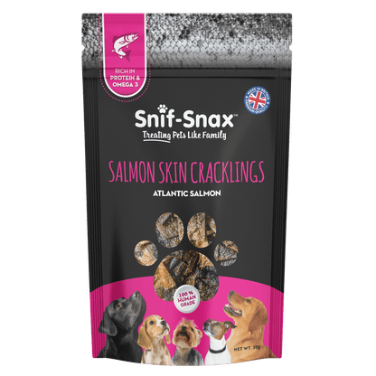 Snif-Snax Salmon Skin Cracklings Dog Treats - 30g