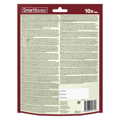 SmartBones SmartSticks Adult Dog Treats - Chicken - 10 Sticks