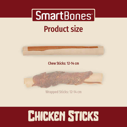 SmartBones SmartSticks Adult Dog Treats - Chicken - 5 Sticks