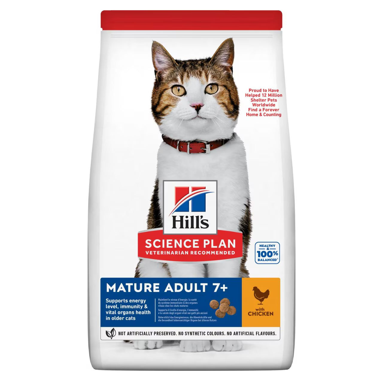 Hills Science Plan Mature Adult Dry Cat Food Chicken