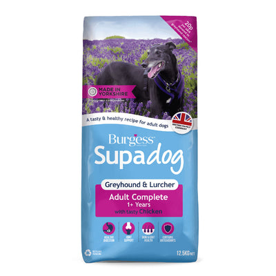 Burgess Burgess Greyhound Lurcher Chicken Adult Dry pet food packaging