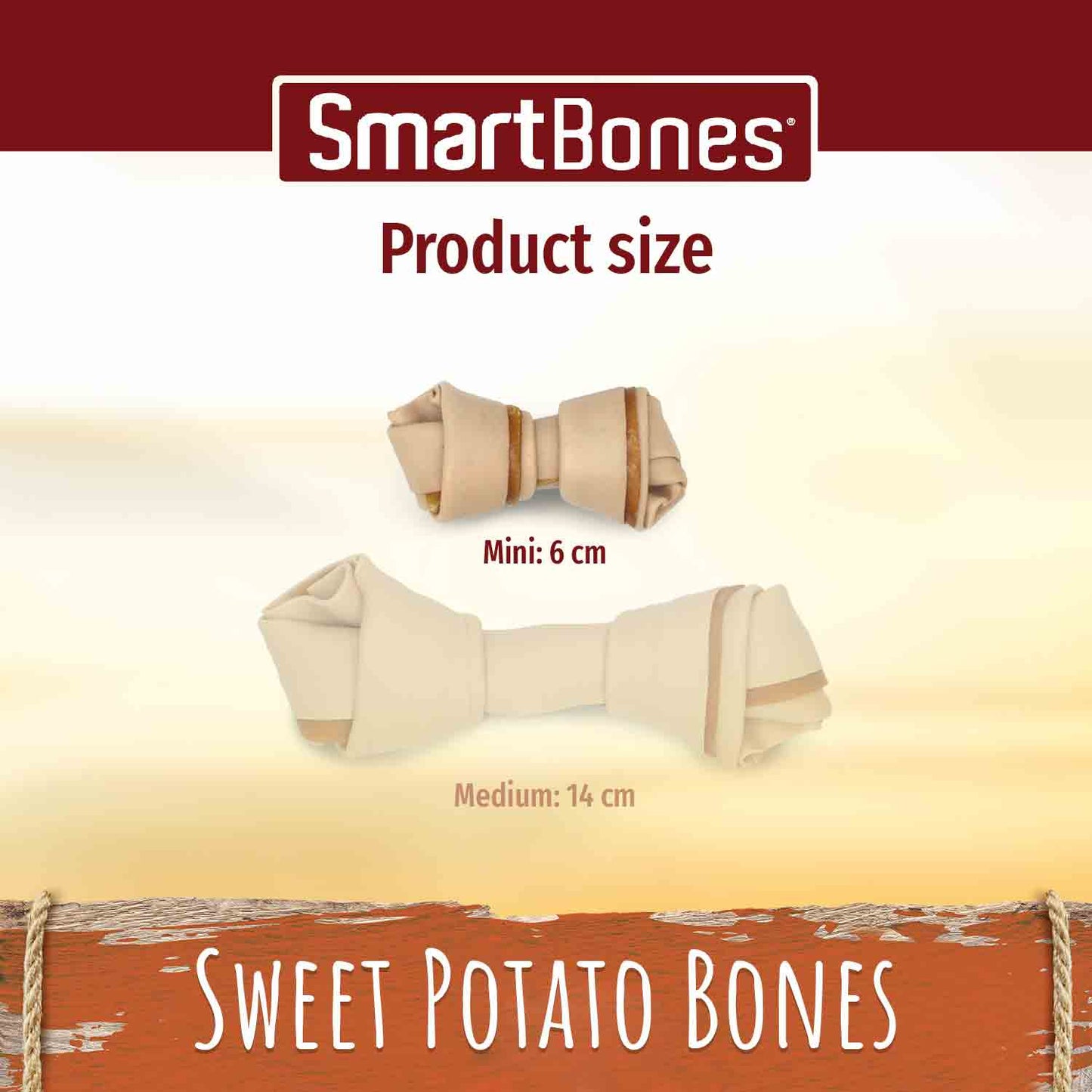 SmartBones Mini Bones - Sweet Potato - 8 Bones