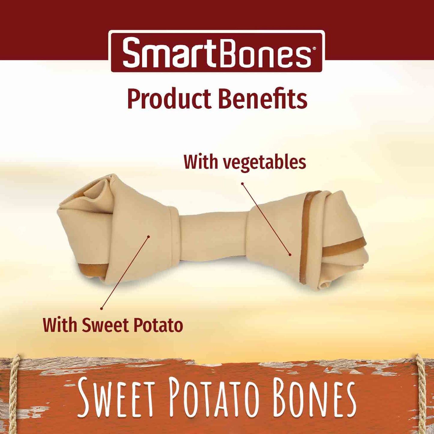 SmartBones Mini Bones - Sweet Potato - 8 Bones