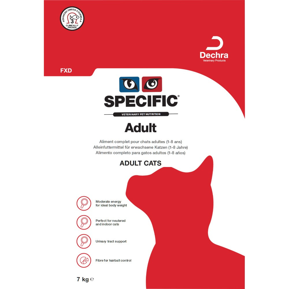 Dechra Specific FXD Adult Dry Cat Food