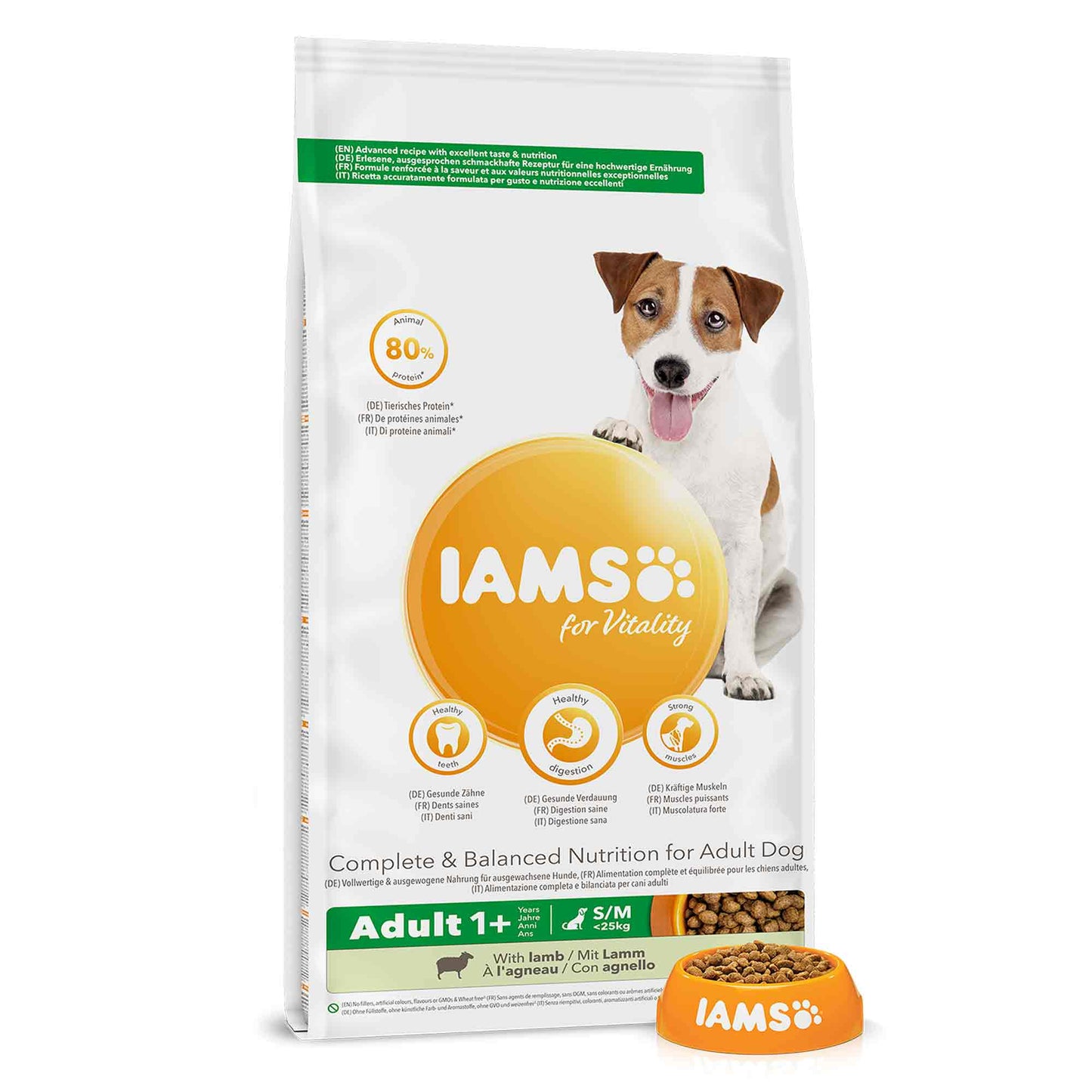 IAMS Small & Medium Breed Adult Dry Dog Food - Lamb