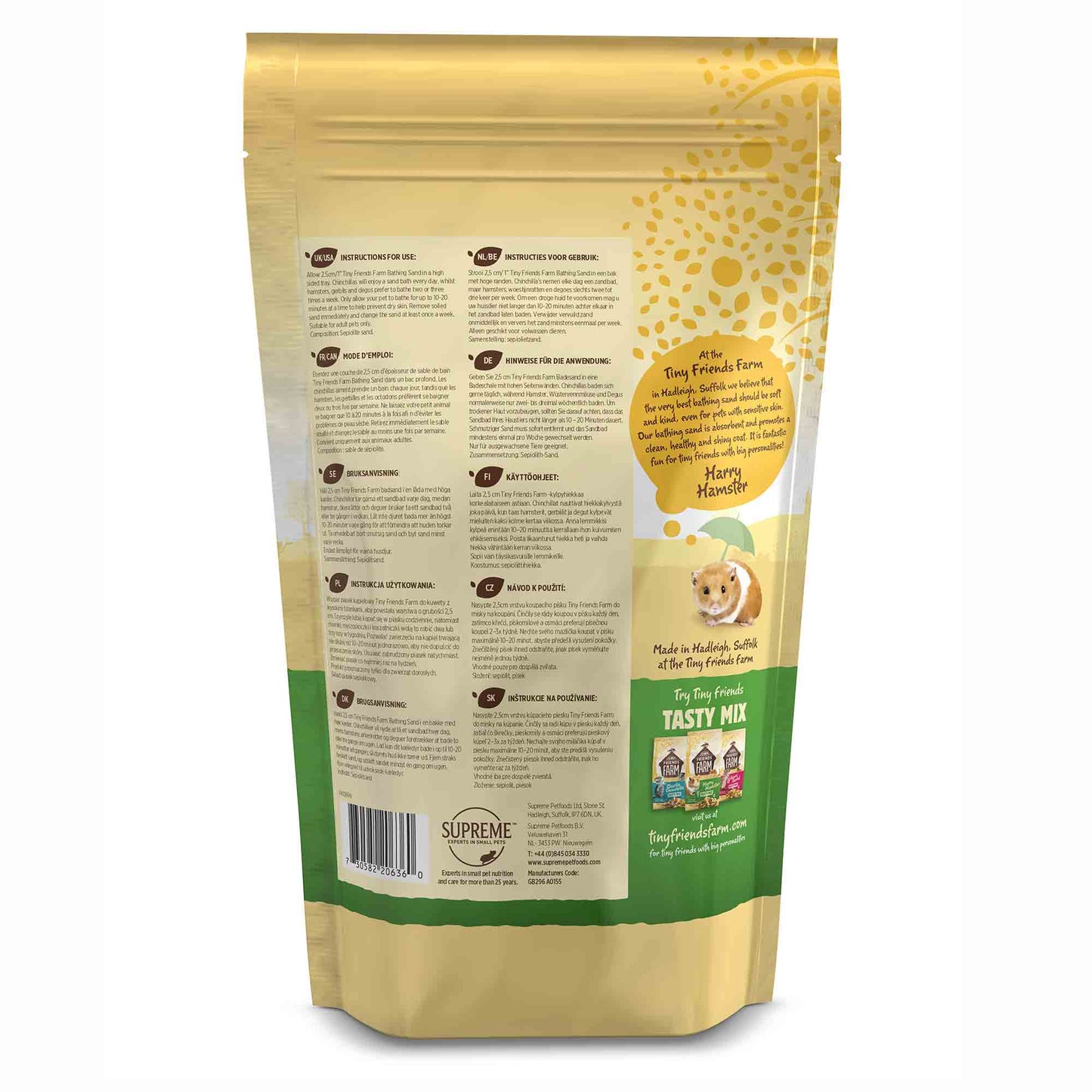 Supreme Tiny Friends Farm Bathing Sand - 1kg