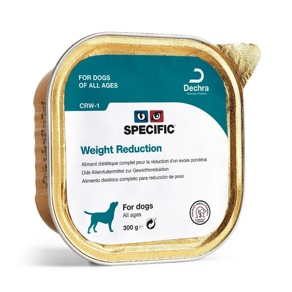 Dechra Specific CRW Weight Reduction Wet Dog Food - Trays