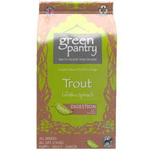 Green Pantry Digestion Dry Dog Food - Trout with Salmon, Peas and Spinach