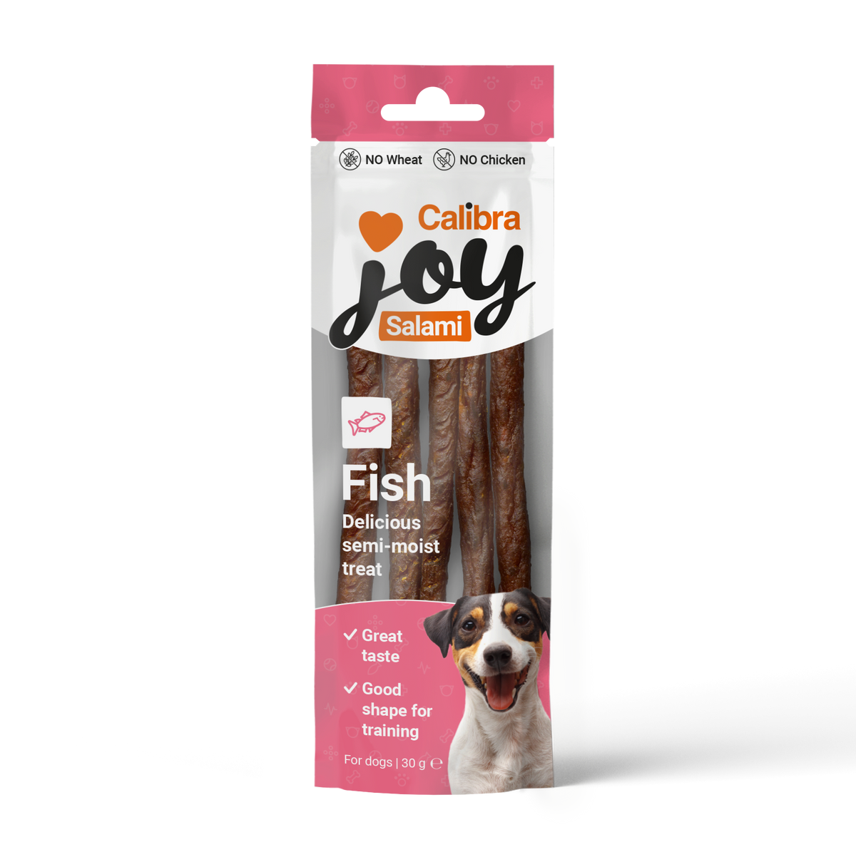 Calibra Joy Dog Treats - Fish Salami