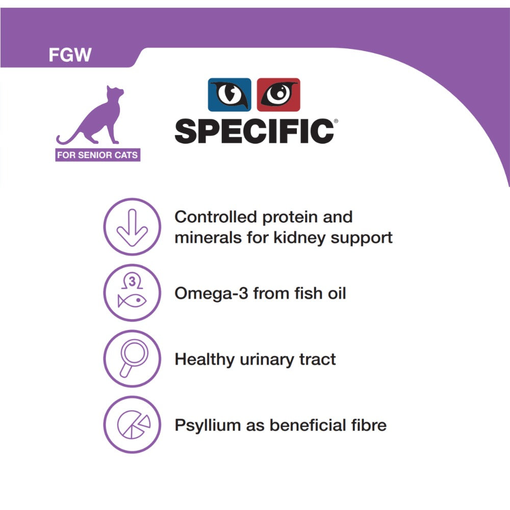 Dechra Specific FGW Senior Wet Cat Food - Trays