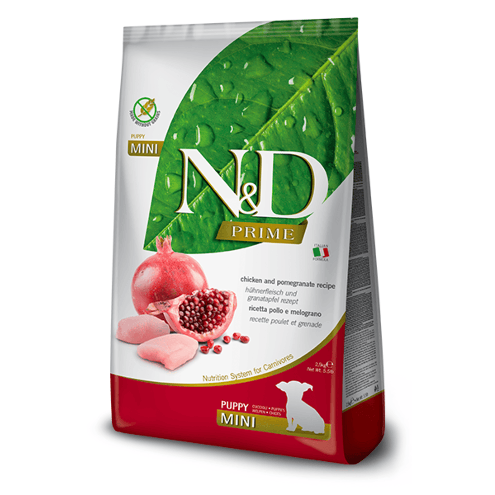 Farmina N&D Prime Puppy Mini Dry Dog Food - Chicken & Pomegranate