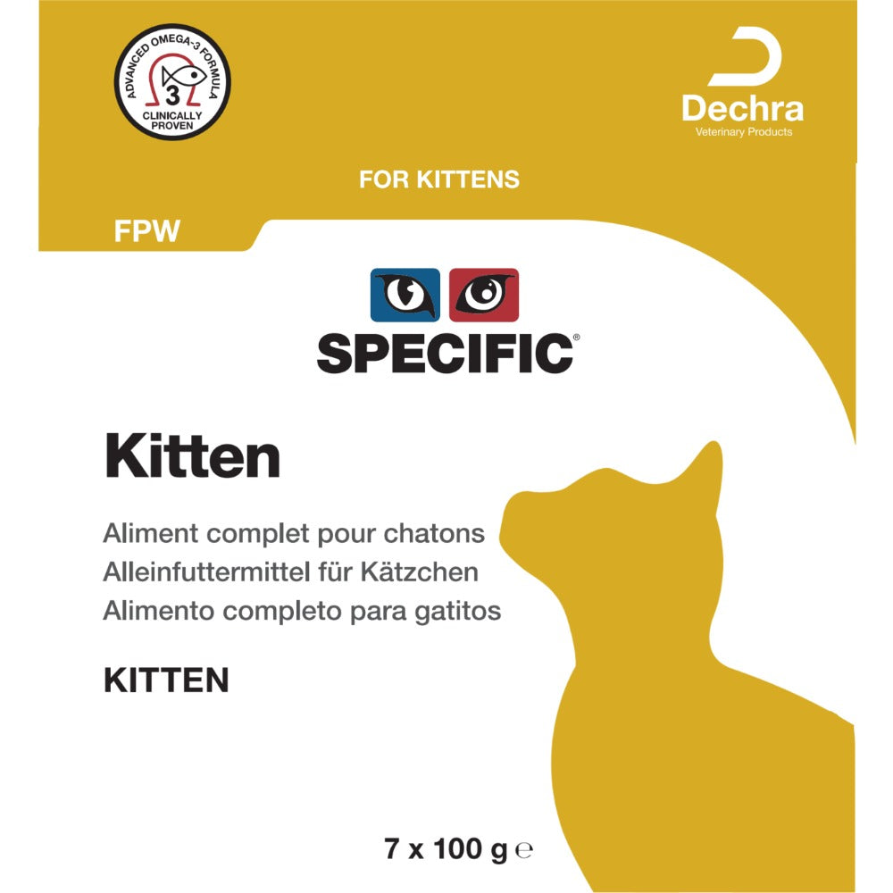 Dechra Specific FPW Kitten Wet Cat Food - Trays