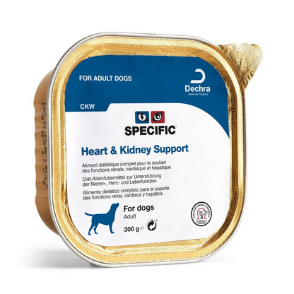 Dechra Specific CKW Heart & Kidney Support Wet Dog Food - Trays