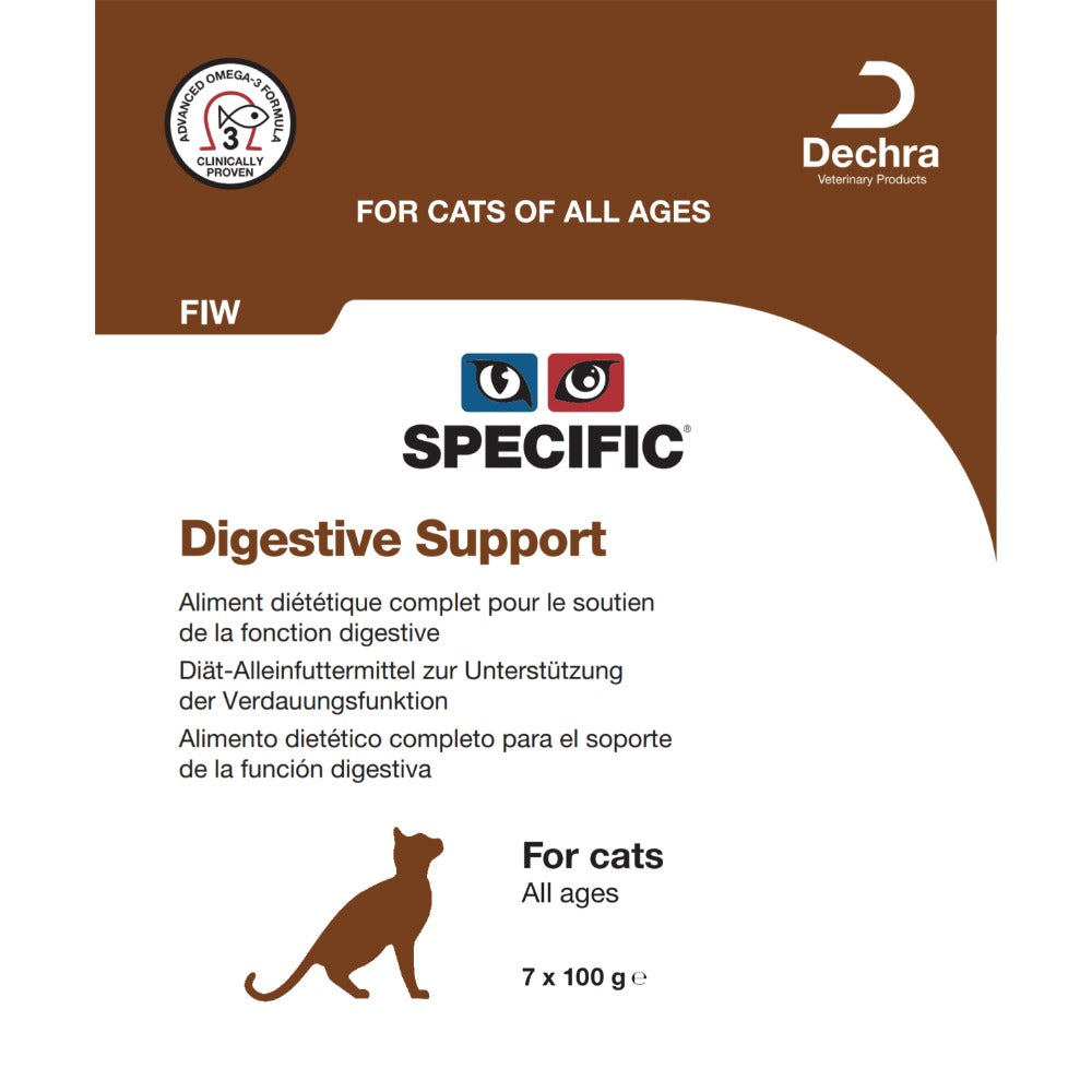 Dechra Specific FIW Digestive Support Wet Cat Food - Trays
