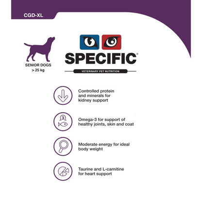 Dechra Specific CGD-XL Senior Large & Giant Breed Dry Dog Food