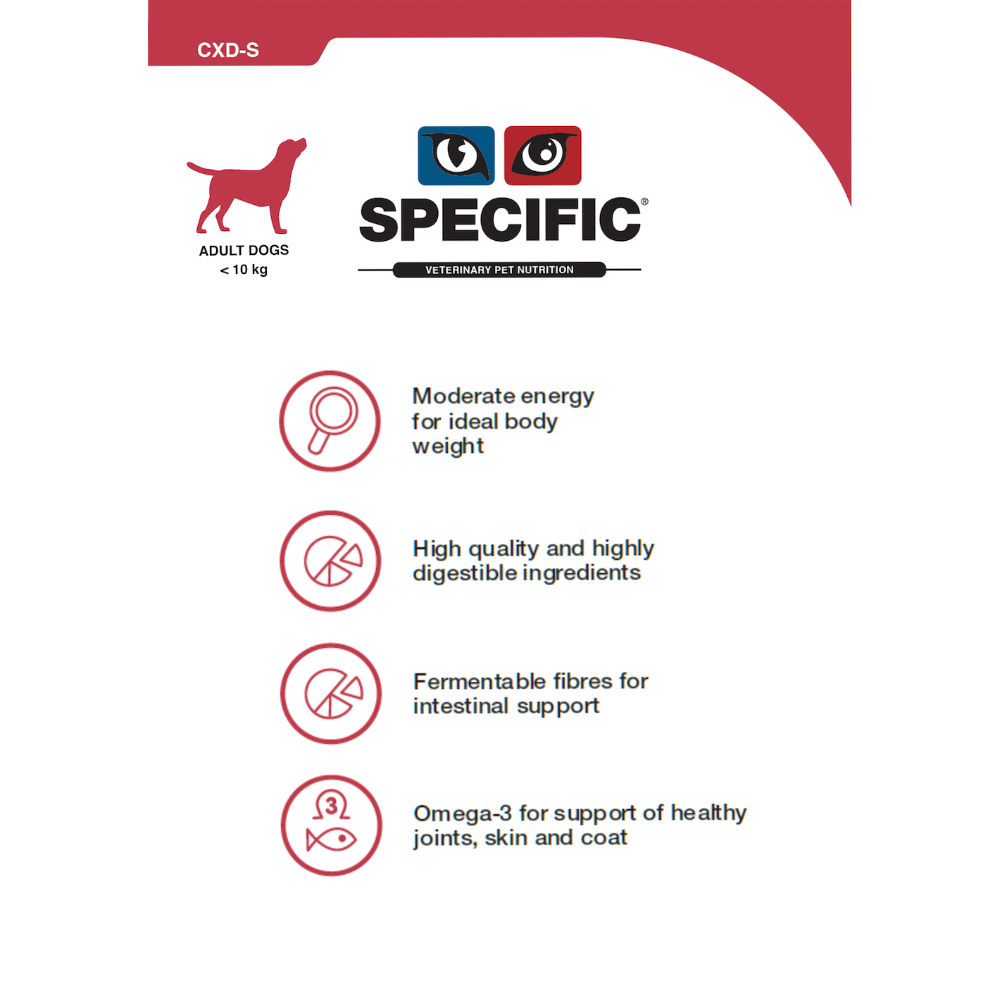 Dechra Specific CXD-S Adult Small Breed Dry Dog Food