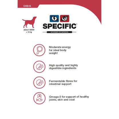 Dechra Specific CXD-S Adult Small Breed Dry Dog Food