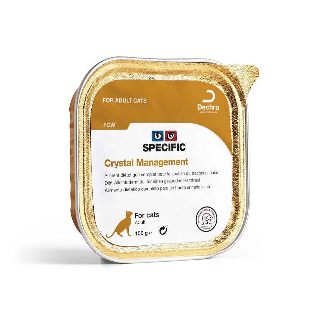 Dechra Specific FCW Crystal Management Wet Cat Food - Trays