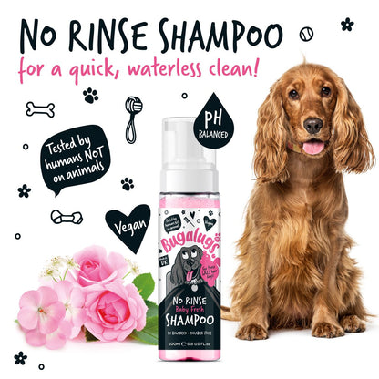 Bugalugs No Rinse Baby Fresh Dog Shampoo - 200ml