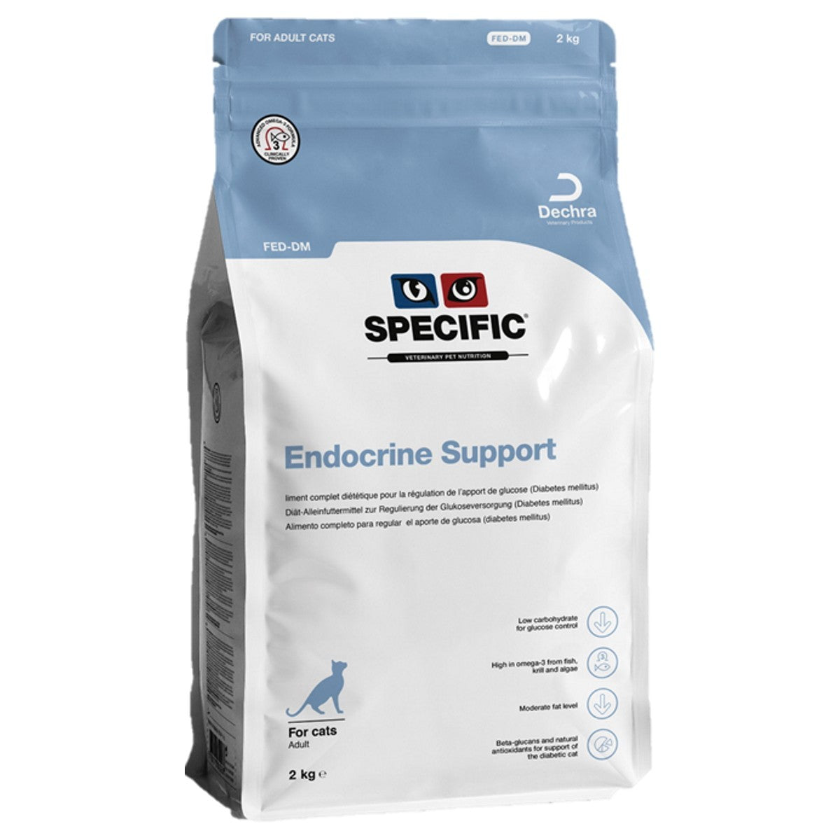 Dechra Specific FED-DM Endocrine Support Dry Cat Food